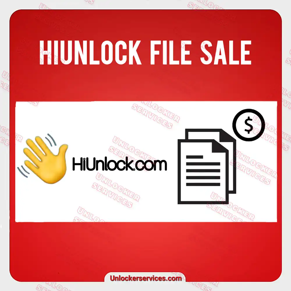 Hiunlock file sale