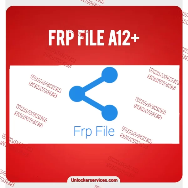 سرویس بایپس آیکلود +FrpFile A12